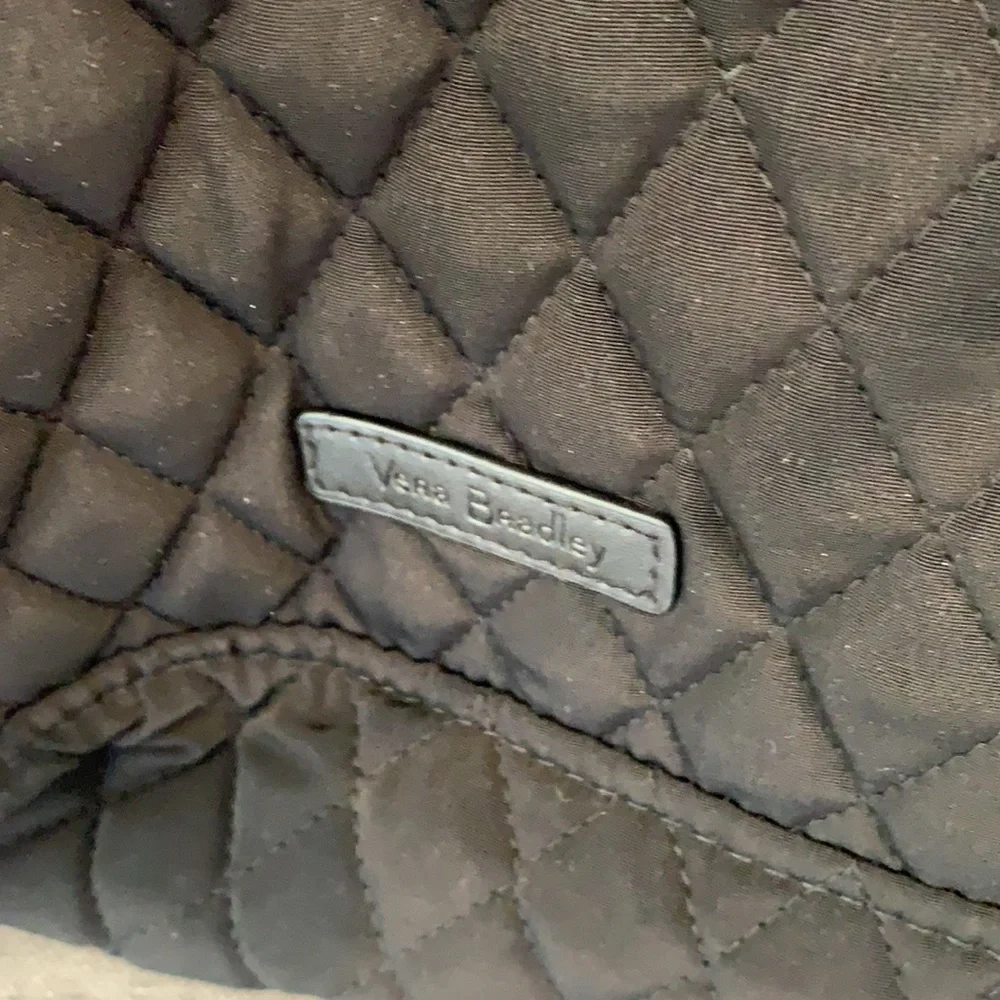 NWT Vera Bradley large traveler duffel bag classic black - Picture 5 of 9